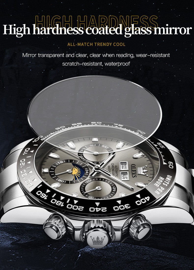 OLEVS 6654 Automatic Mechanical Watch: Classic Style & Function