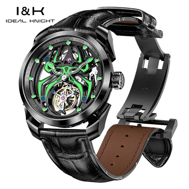 IDEAL KNIGHT 6802 "Luminous Spider" Mechanical Watch