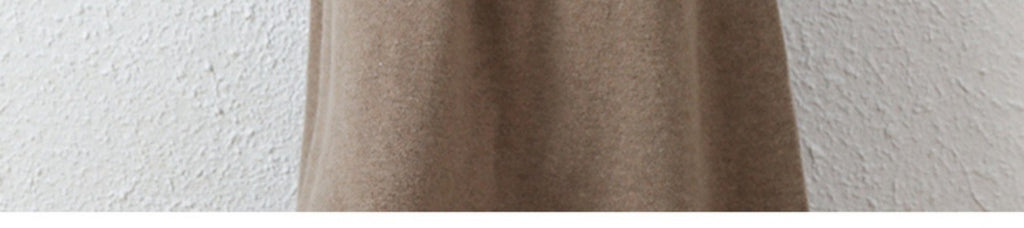 Sweater skirt women's long high-end 100% pure cashmere autumn and winter waist bottom shirt knitted dress Sweater skirt women's long high-end 100% pure cashmere autumn and winter waist bottom shirt knitted dress