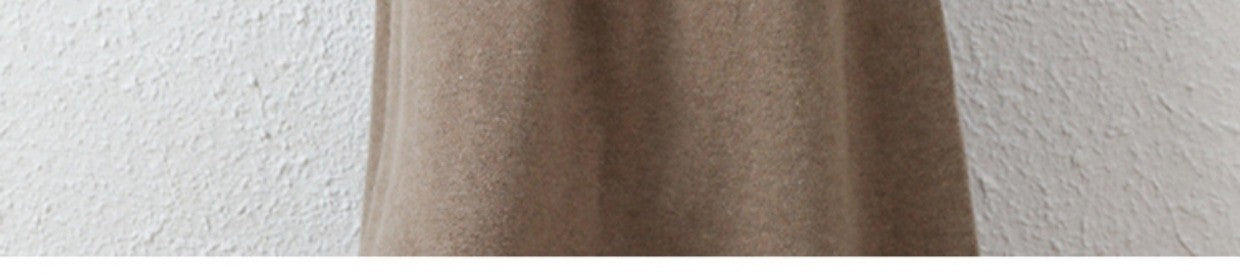 Sweater skirt women's long high-end 100% pure cashmere autumn and winter waist bottom shirt knitted dress Sweater skirt women's long high-end 100% pure cashmere autumn and winter waist bottom shirt knitted dress