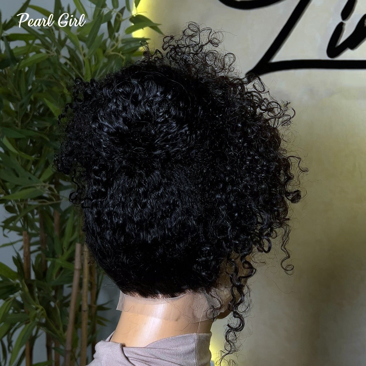 Pearl Girl Kinky Curly Vietnamese Human Hair Wig