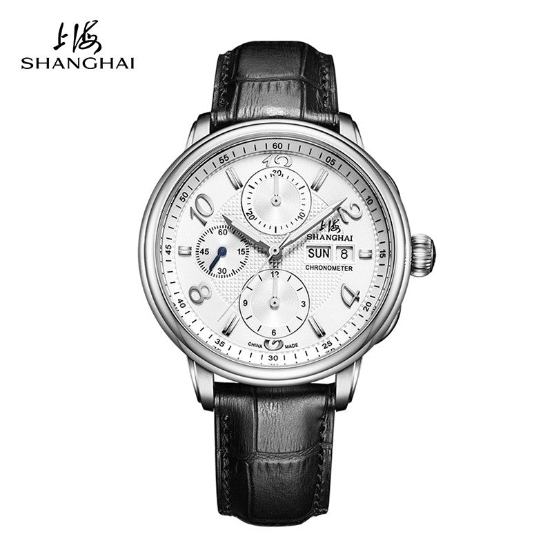 Shanghai 9001 Mechanical Chronograph Watch