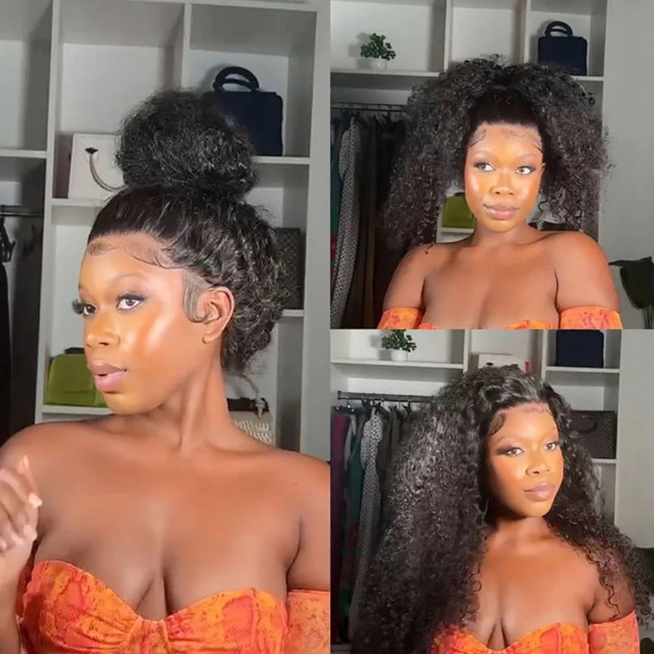 JESSENIA HAIR Long Water Wave Brazilian Human Hair Wig