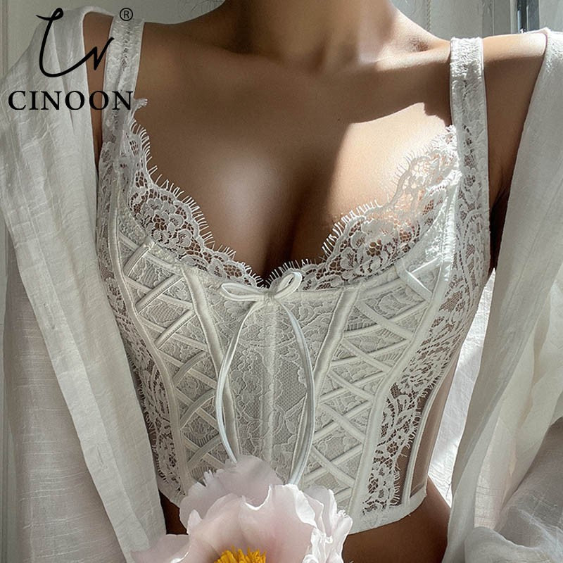 CINOON Wireless Lace Bra
