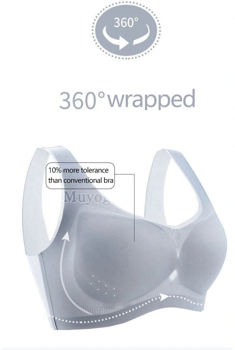 Summer Seamless Ice Silk Bra