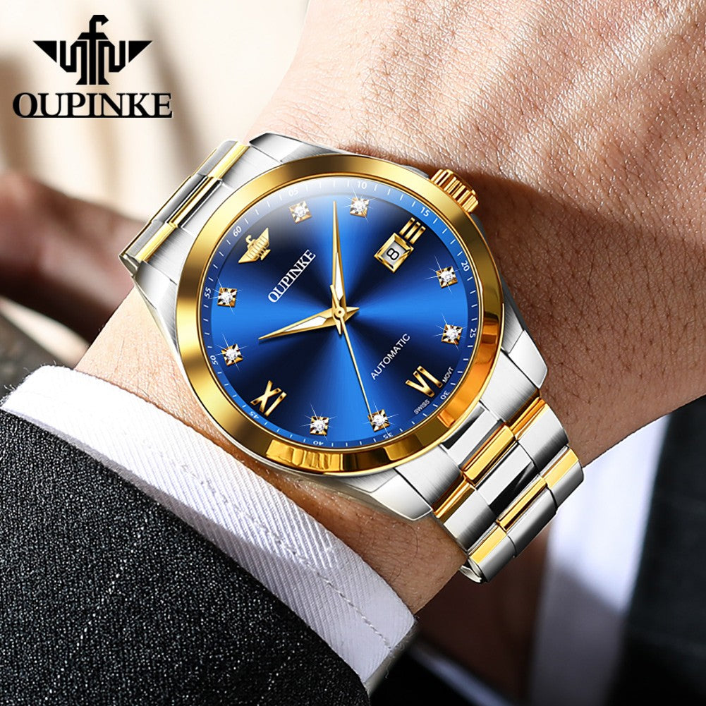 OUPINKE 3199 Luxury Skeleton Watch