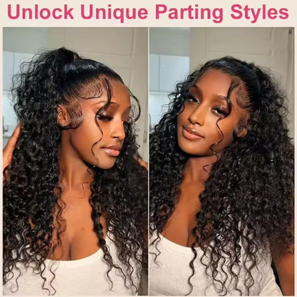JESSENIA HAIR Long Water Wave Brazilian Human Hair Wig