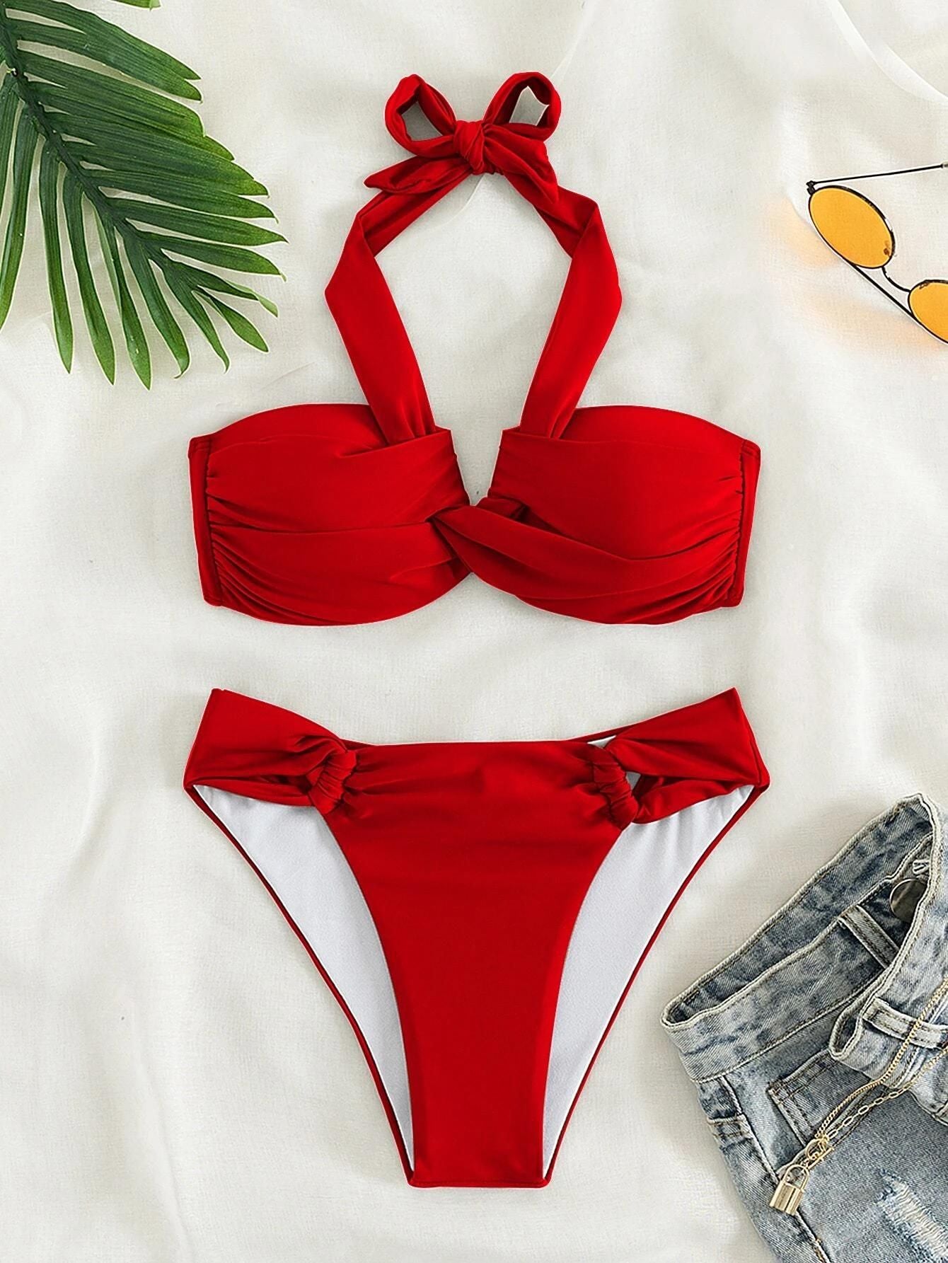 Women's bikini swimsuit, two piece bikini, two piece bikini, beachwear, swimsuit, summer, new, 2022 Women's bikini swimsuit, two piece bikini, two piece bikini, beachwear, swimsuit, summer, new, 2022