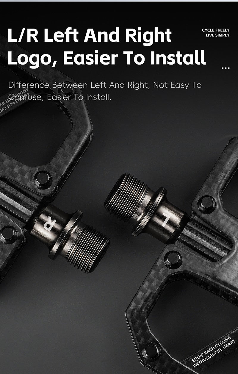 West Biking Carbon Fiber Ultralight Pedals