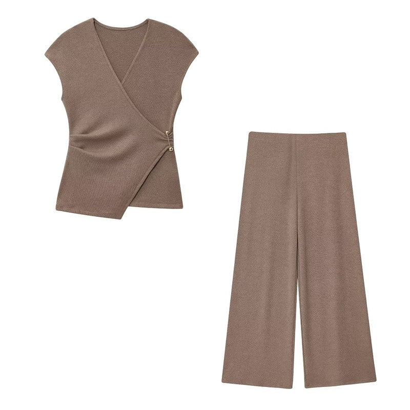 MUJER Women's Casual Two-Piece Set