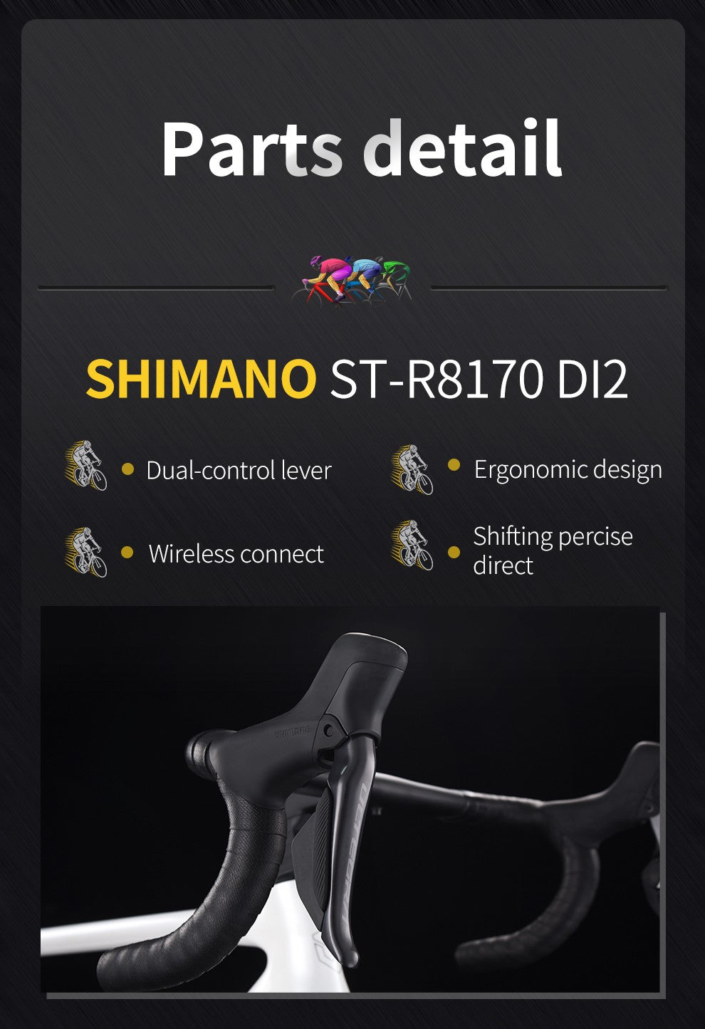 SAVA Carbon Fiber Road Bike with Shimano Ultegra Di2