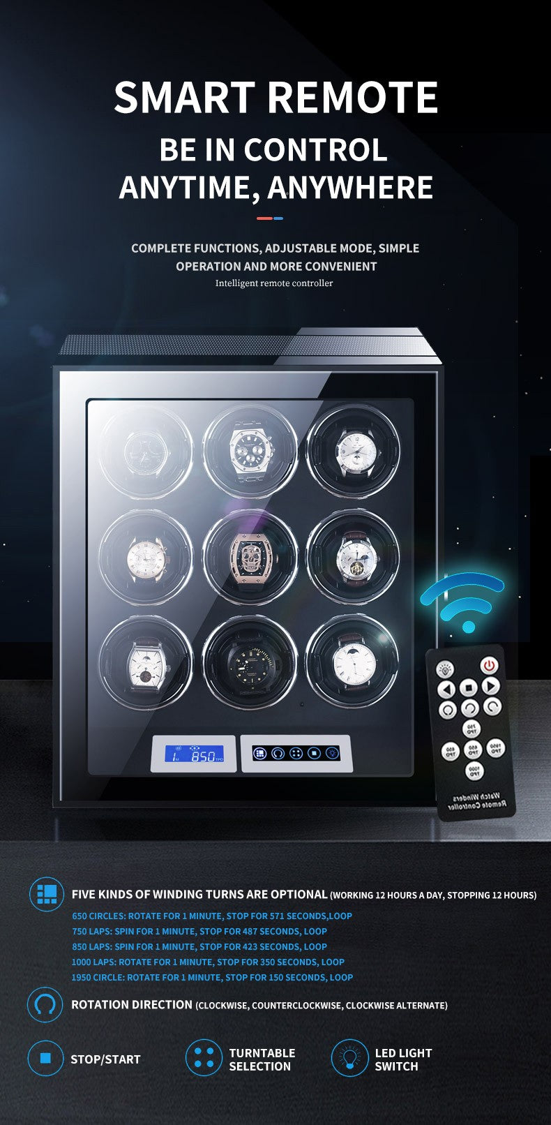 IBBETON BL-779 Watch Winder