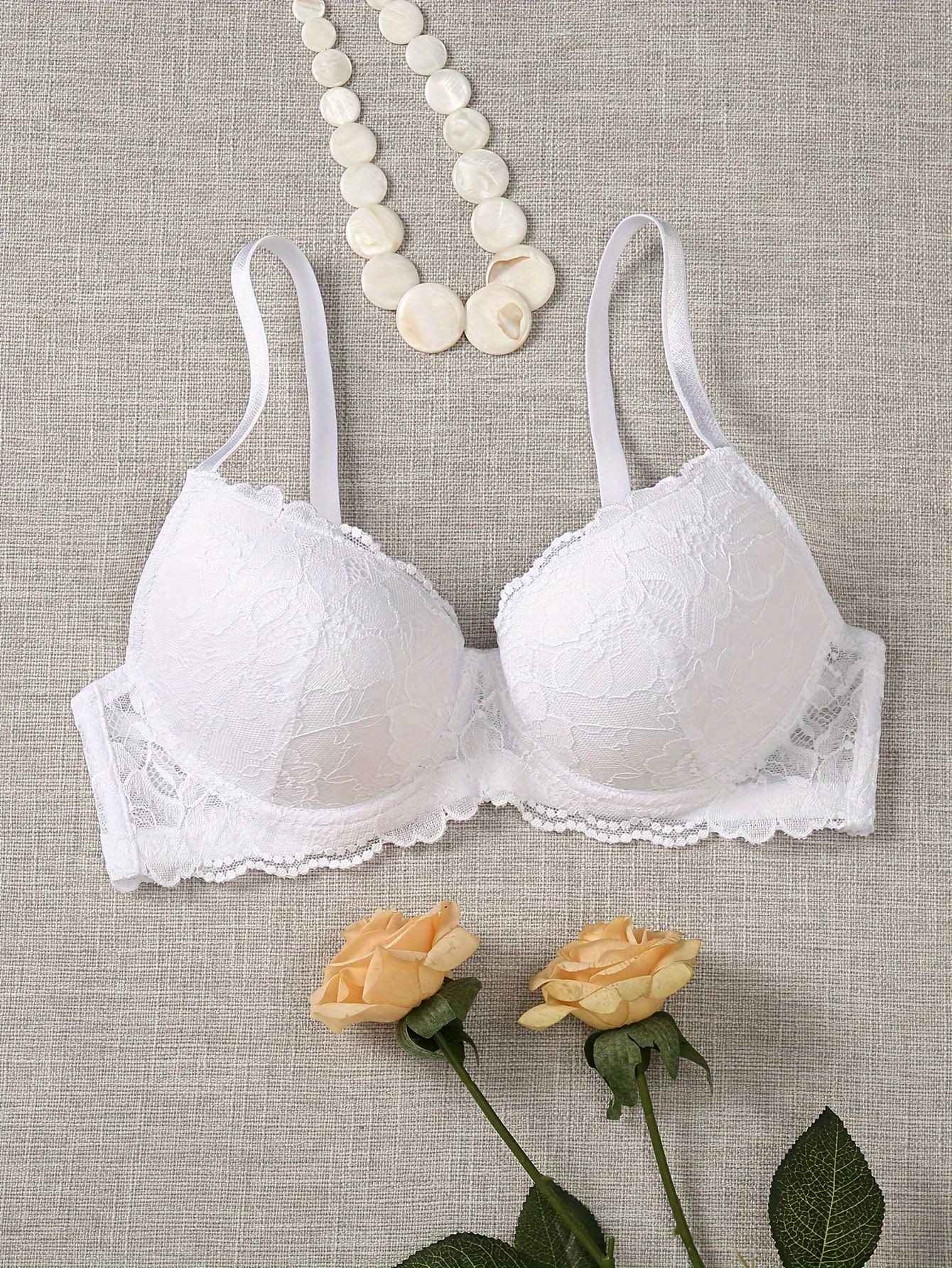 Push-Up Lace Underwire Bra