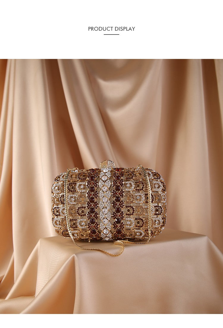 Women's Diamond Minaudiere Clutch