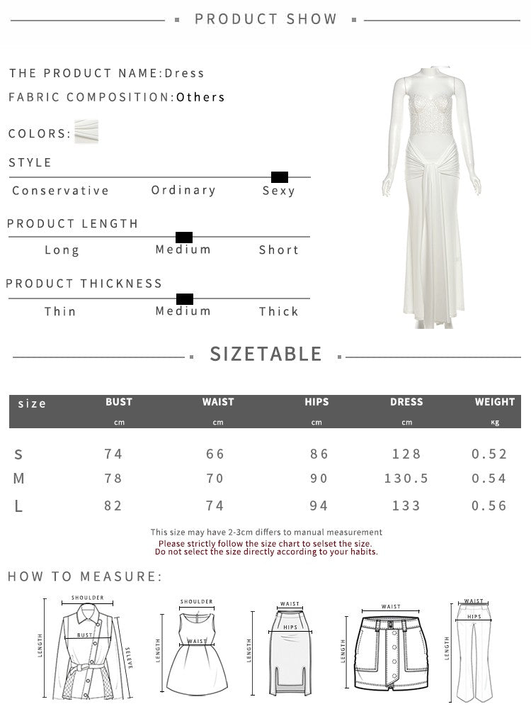 Kliou Sequin Patchwork Women Maxi Dress Stunning Sexy Strapless Stacked Pleated Sheath Long Robe Mujer Festival Elegant Dress