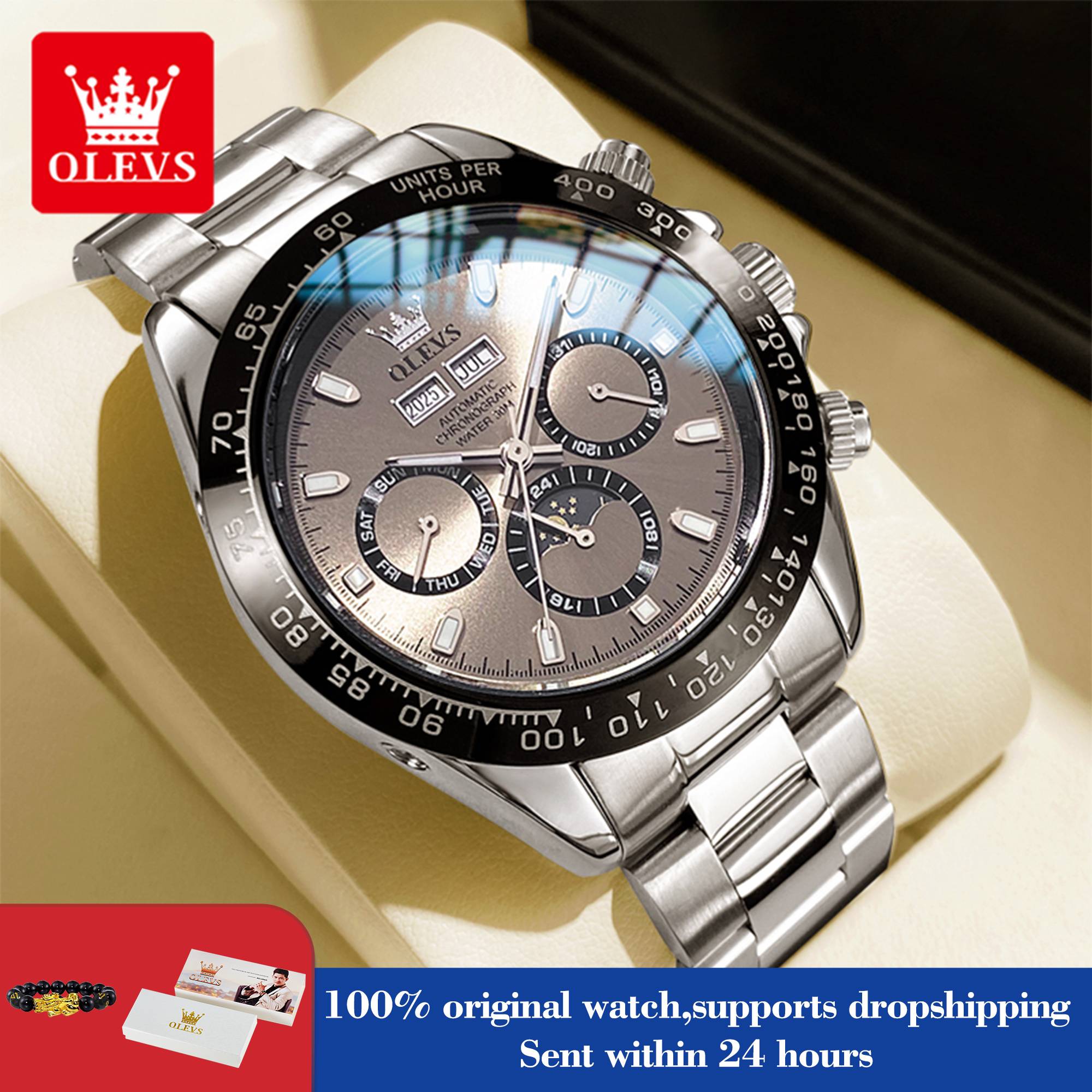 OLEVS 6654 Automatic Mechanical Watch: Classic Style & Function