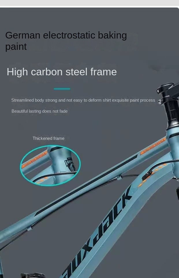 26" Carbon Steel Mountain Bike