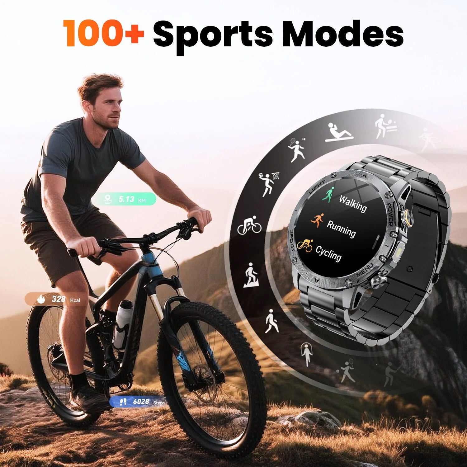 KAVSUMI GUHUAVMI AK87 Smartwatch