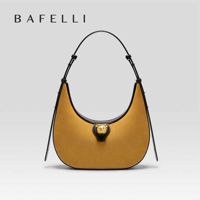 BAFELLI Women's Genuine Leather Hobo Bag