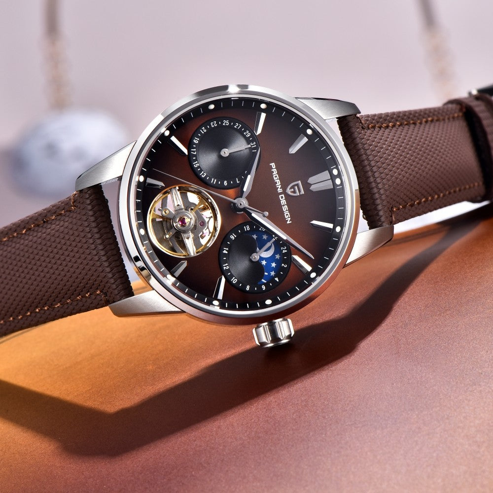 PAGANI DESIGN PD-YS021: Luxury Skeleton Mechanical Watch