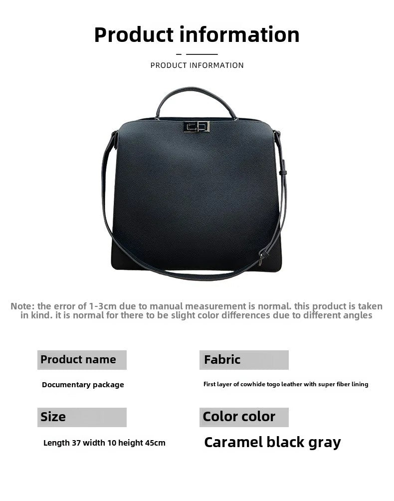 Unisex Minimalist Genuine Leather Crossbody Bag