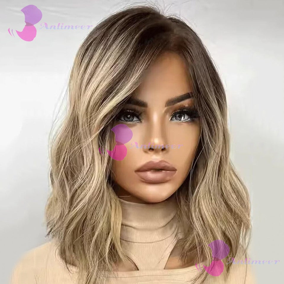 Anlimeer Short Body Wave Brazilian Human Hair Wig