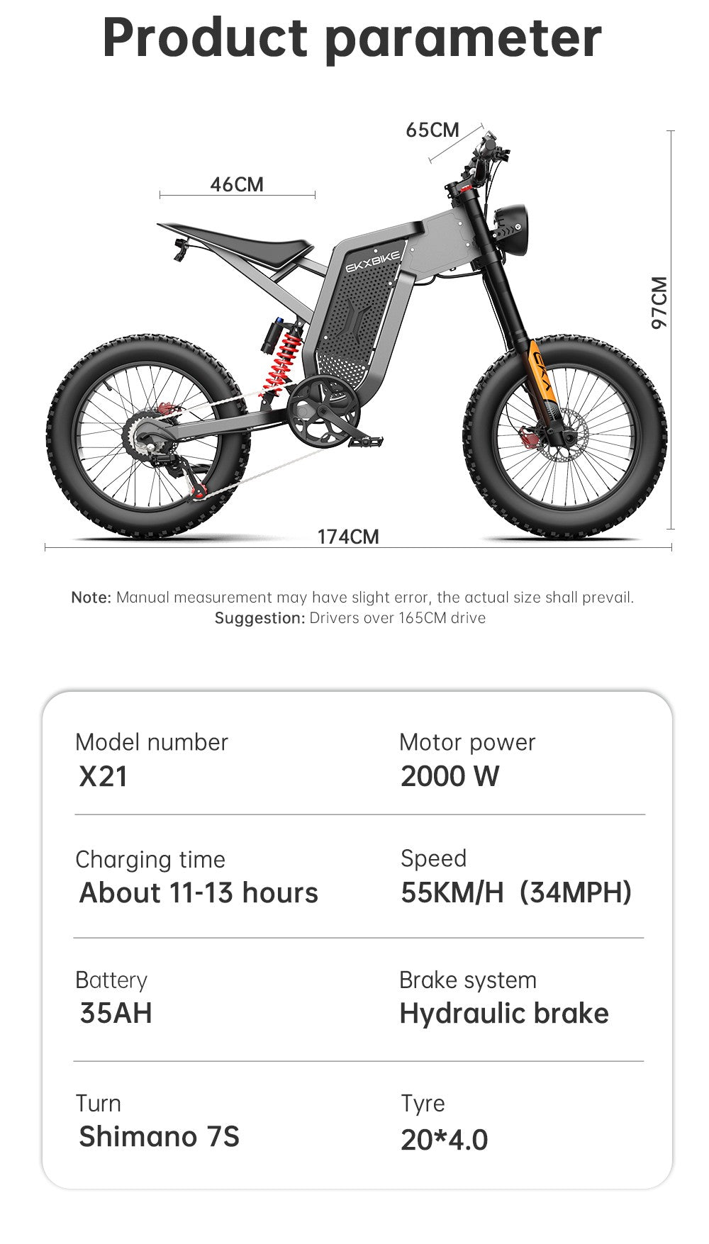 EKX X21 Luxury Electric Bicycle