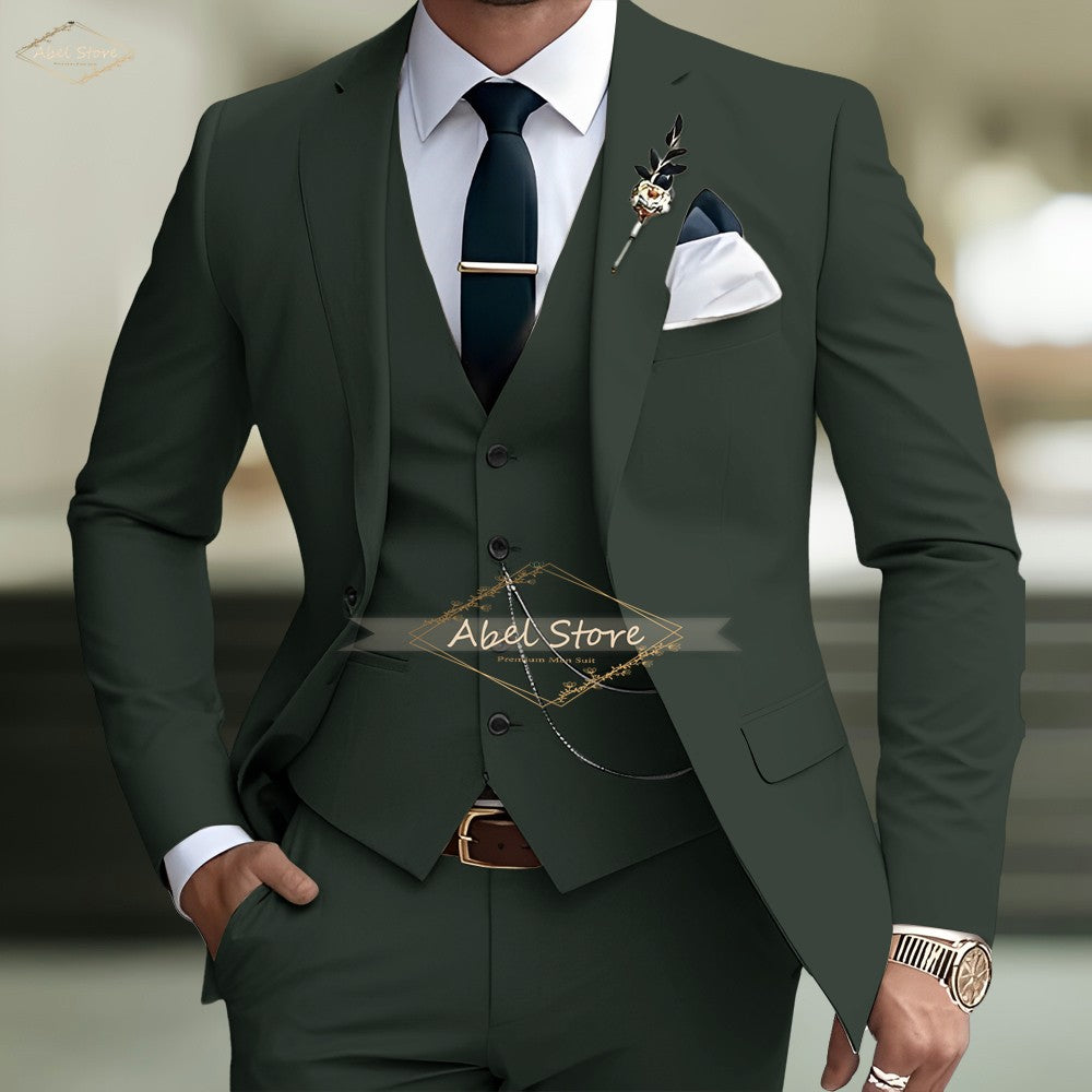 Men's Slim-Fit Wedding Suit