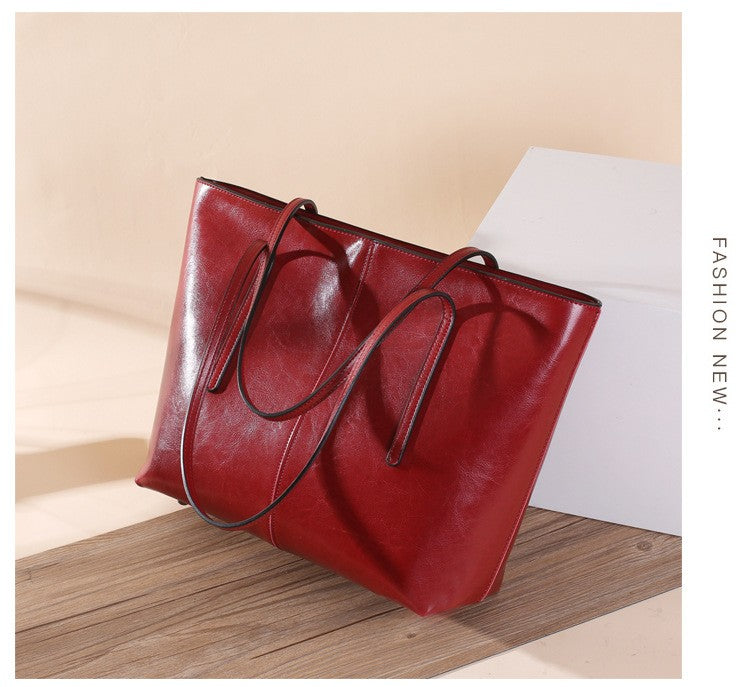 HTLT Genuine Leather Tote Bag