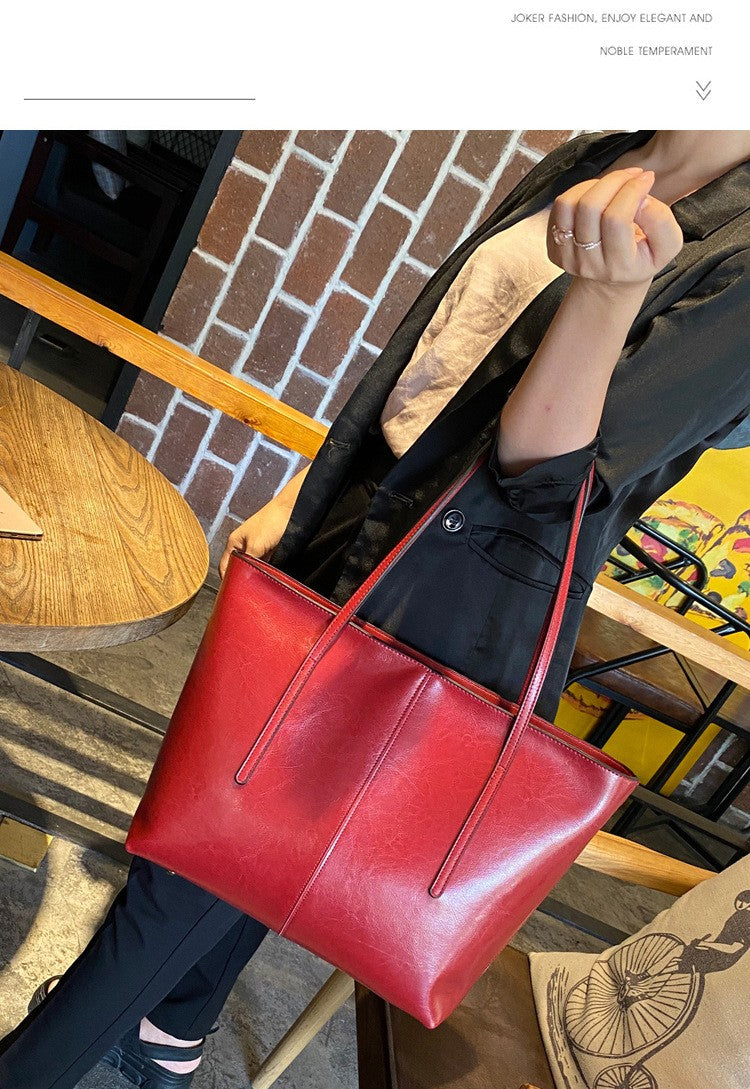 HTLT Genuine Leather Tote Bag