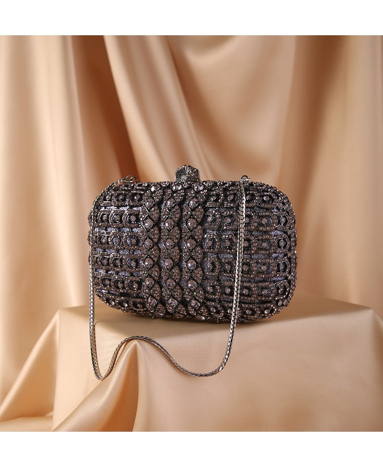 Women's Diamond Minaudiere Clutch