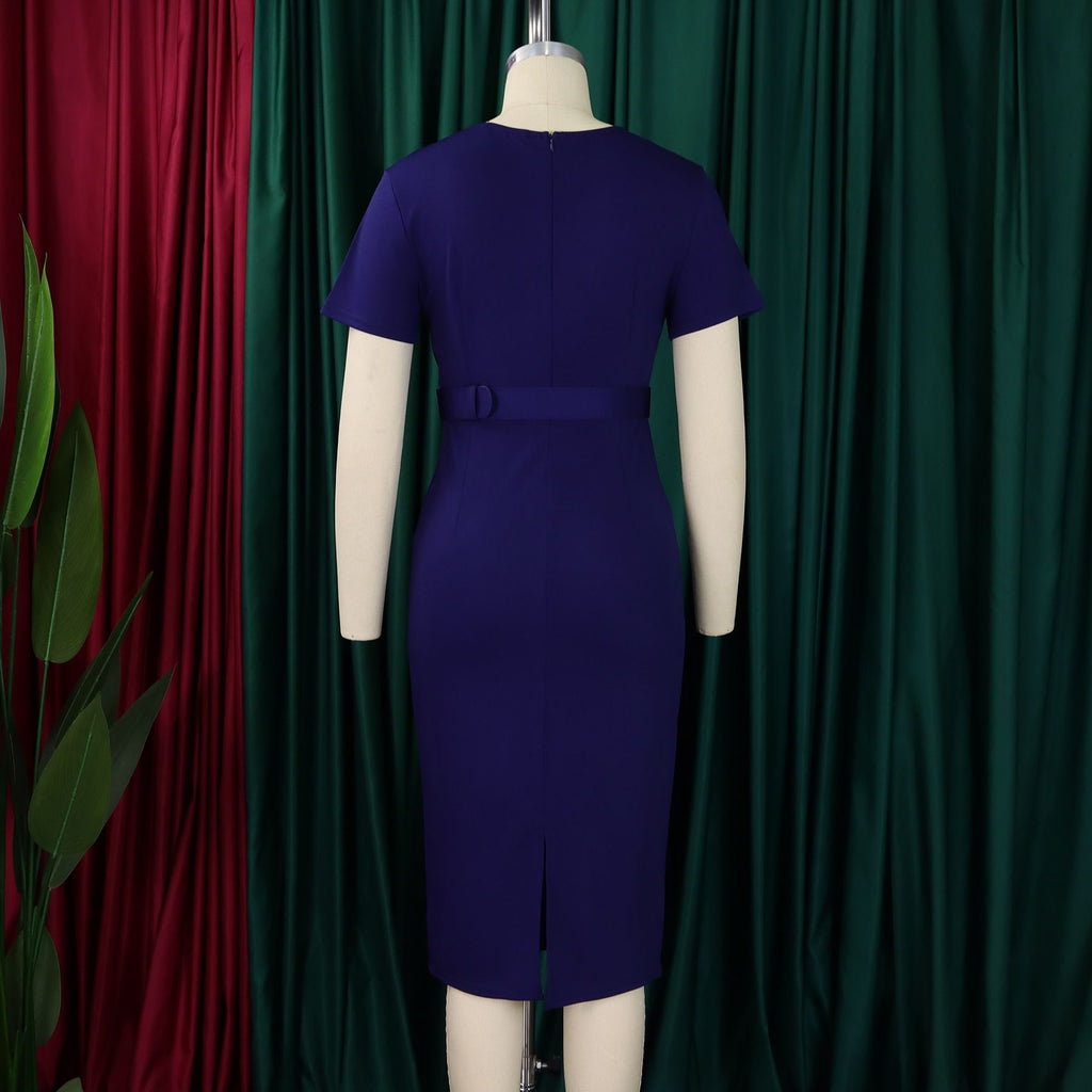 LZJV V-Neck Pencil Dress