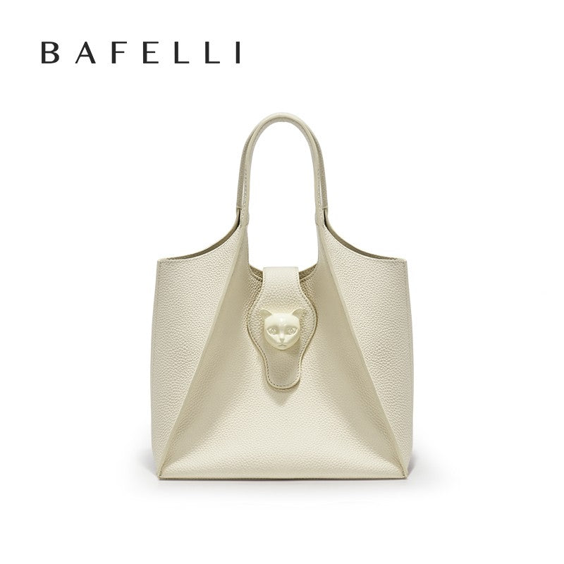 BAFELLI Unisex Genuine Leather Tote Bag