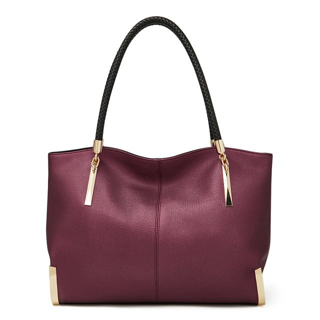 FOXER Women's Genuine Cowhide Leather Tote