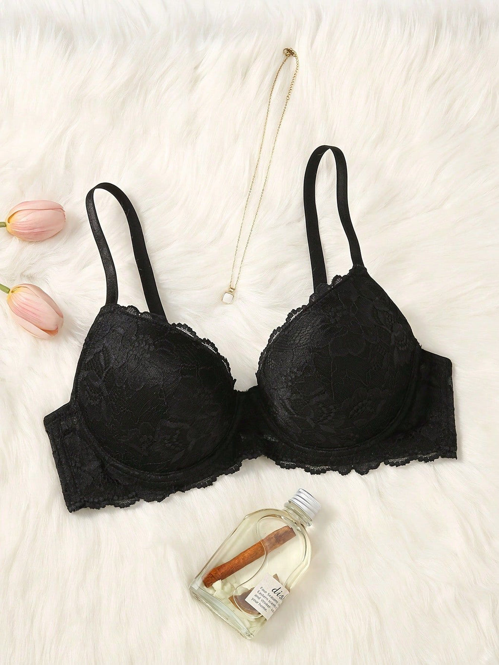 Push-Up Lace Underwire Bra