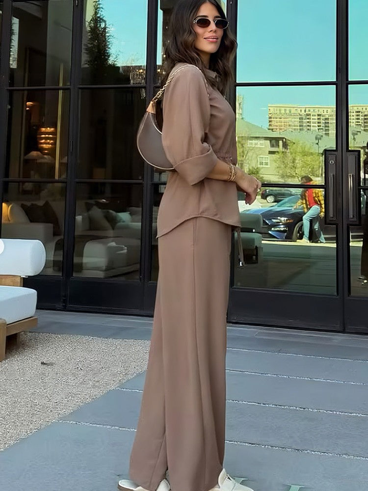 HXAO Office Lady Two-Piece Set