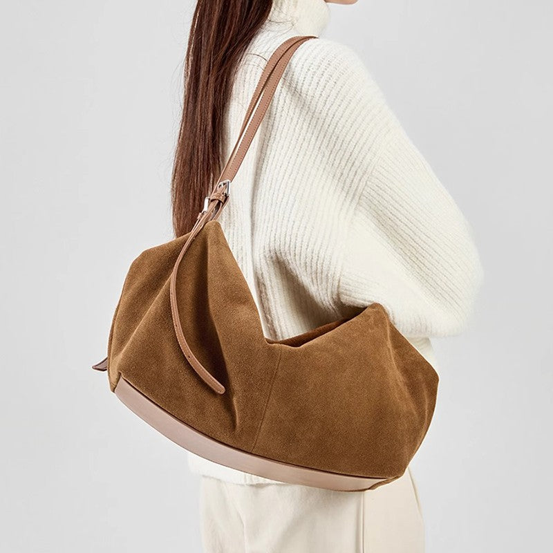 MALLUO Women's Genuine Leather Tote Bag
