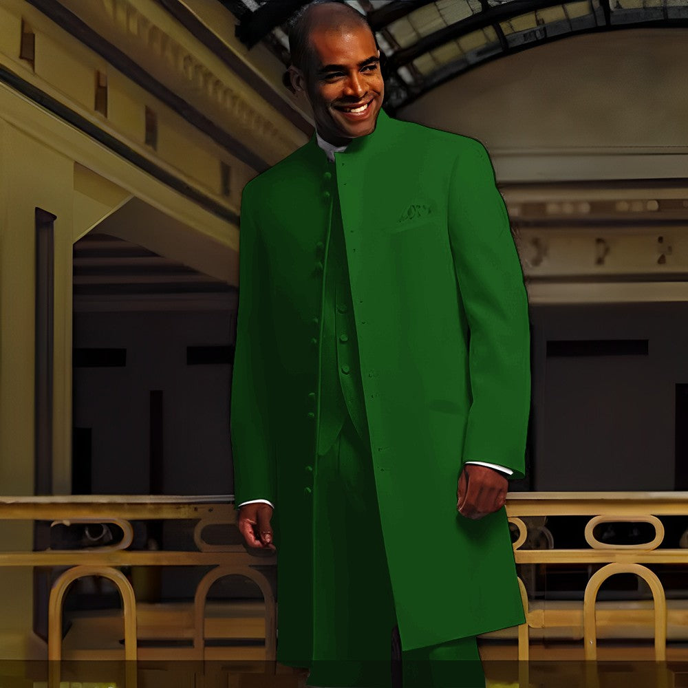 Men's Loose-Fit Wool Suit