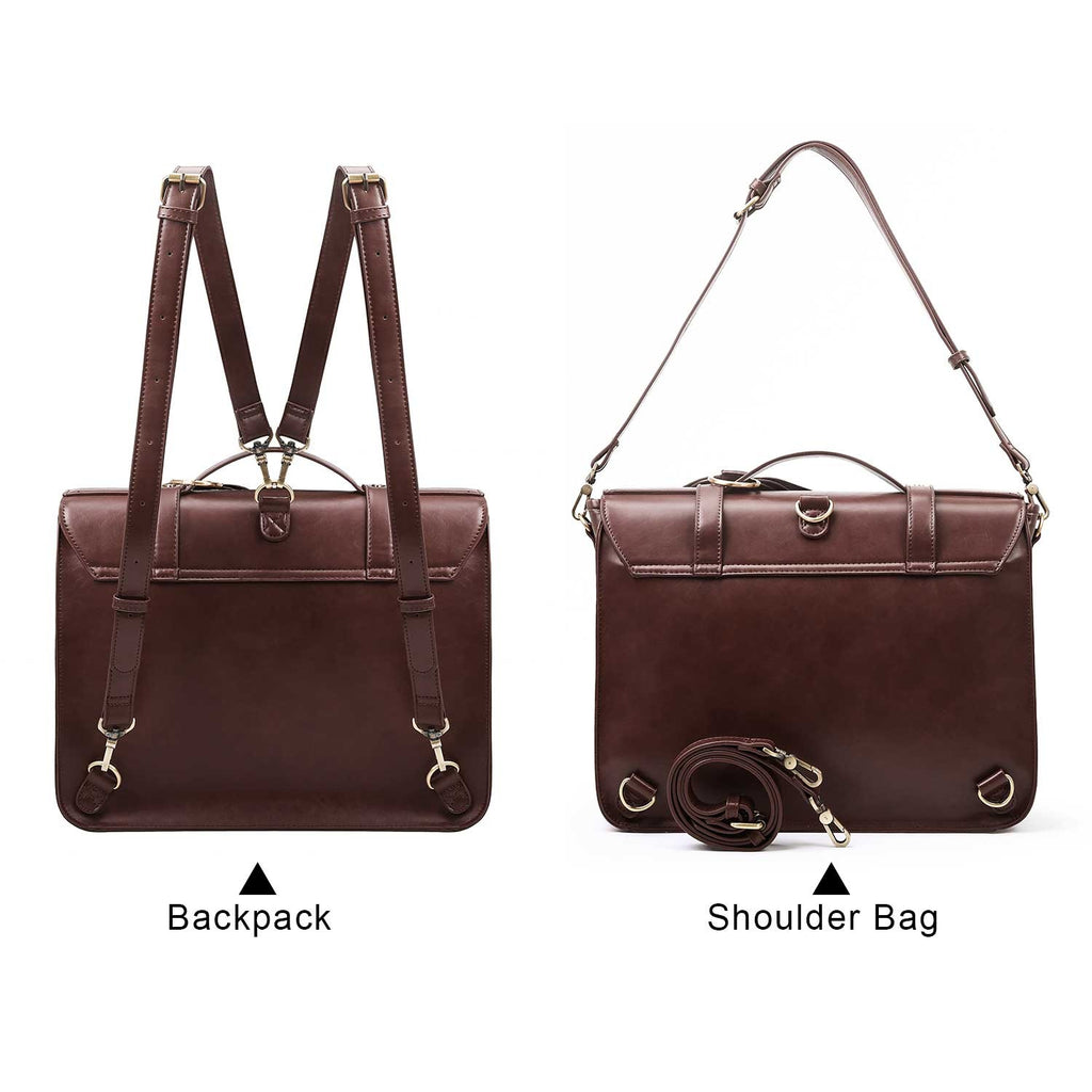 BAGSMART Women's 4-in-1 Convertible Laptop Bag