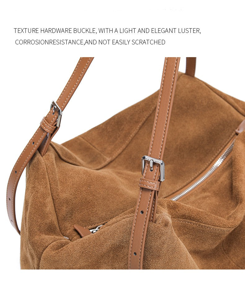 MALLUO Women's Genuine Leather Tote Bag