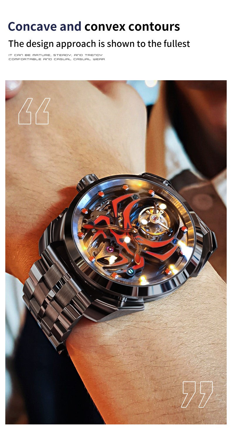 IDEAL KNIGHT 6802 "Luminous Spider" Mechanical Watch