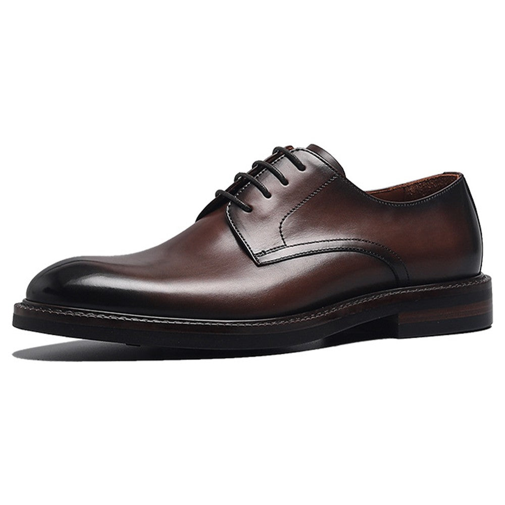 New Arrival Handmade Men's Top Layer Leather Business Wedding Shoes Breathable Genuine Leather Oxford Derby Dress Shoes New Arrival Handmade Men's Top Layer Leather Business Wedding Shoes Breathable Genuine Leather Oxford Derby Dress Shoes