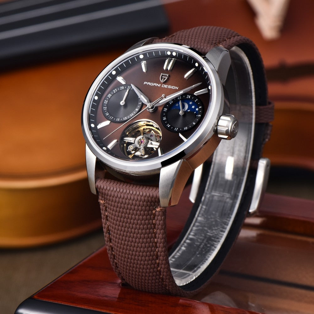 PAGANI DESIGN PD-YS021: Luxury Skeleton Mechanical Watch