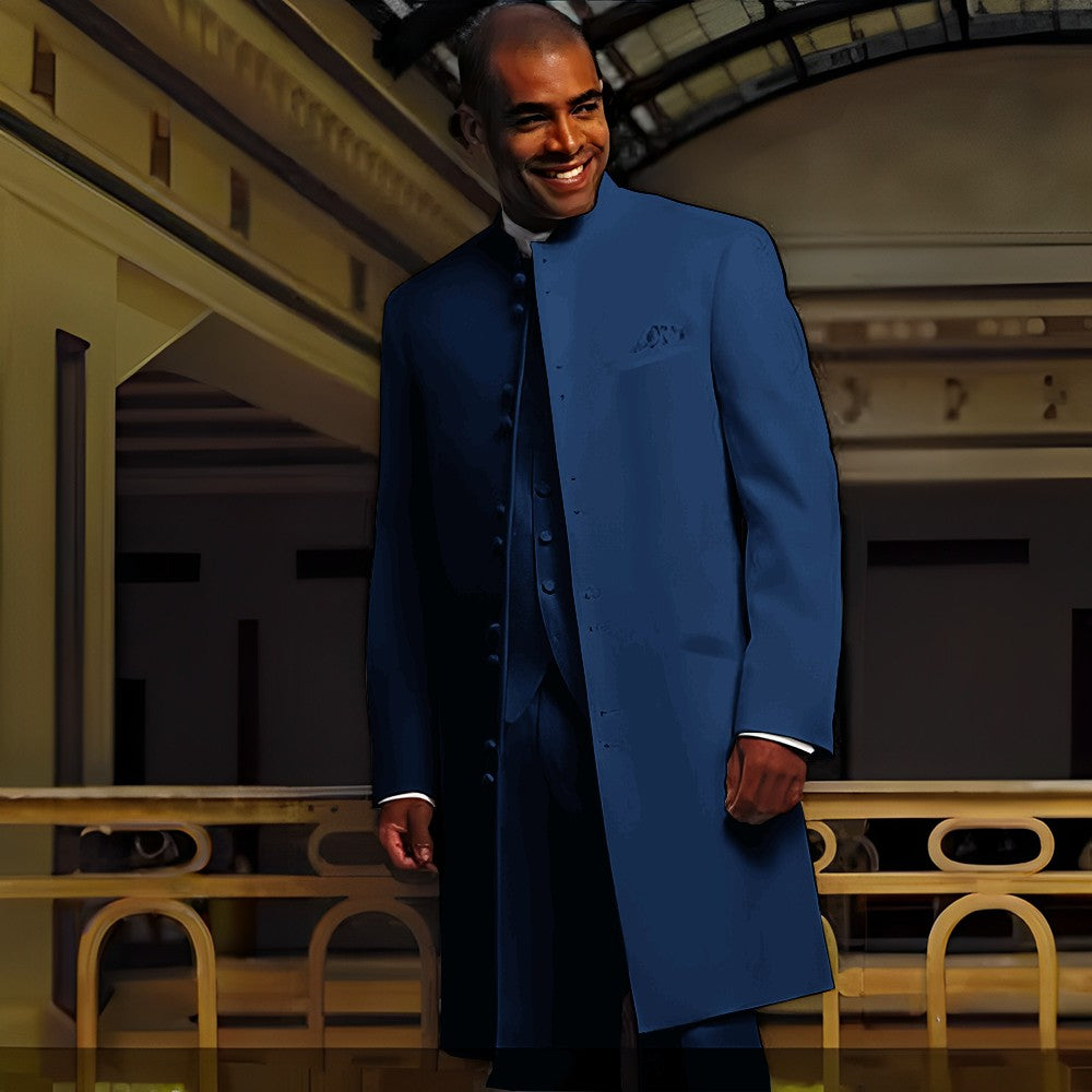 Men's Loose-Fit Wool Suit