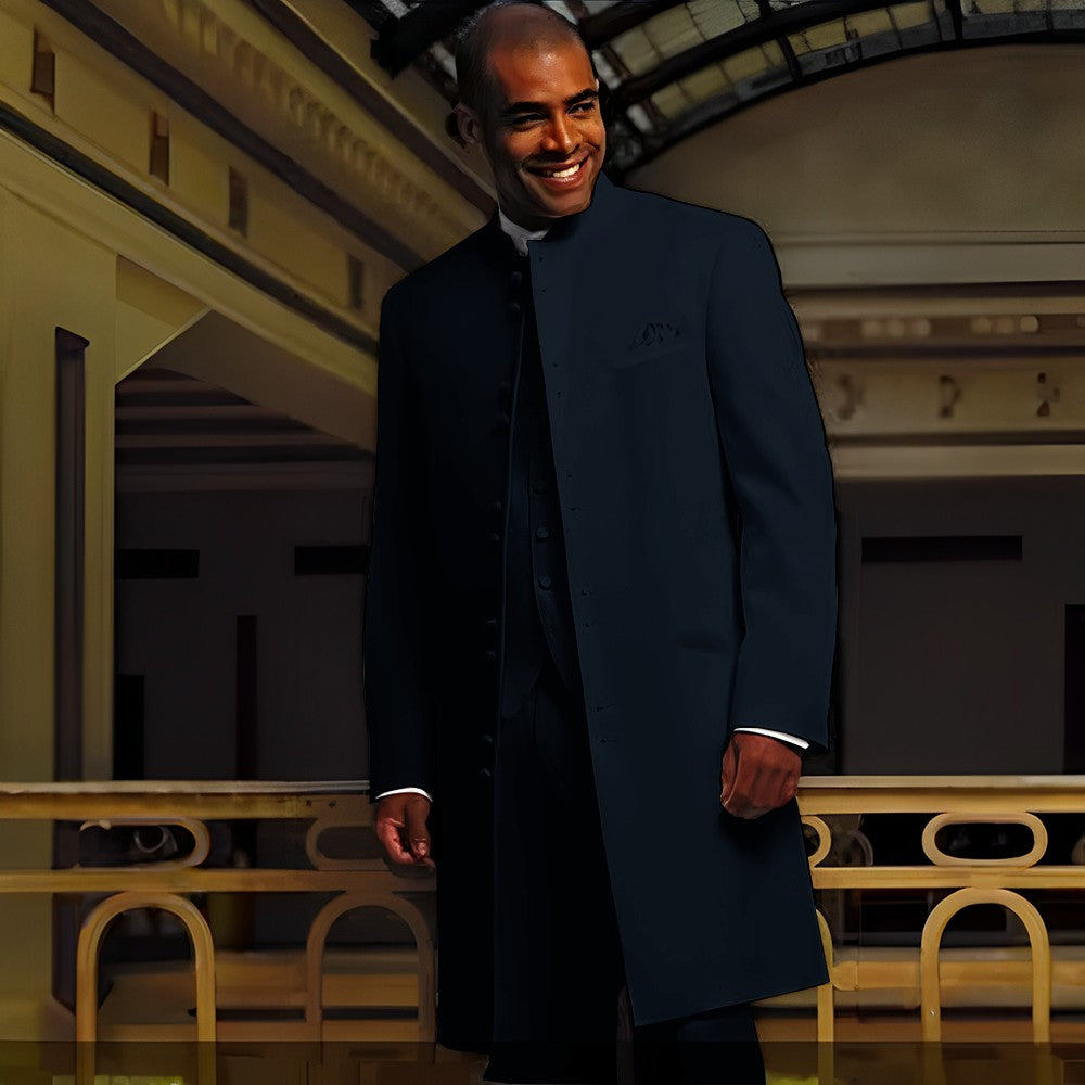 Men's Loose-Fit Wool Suit
