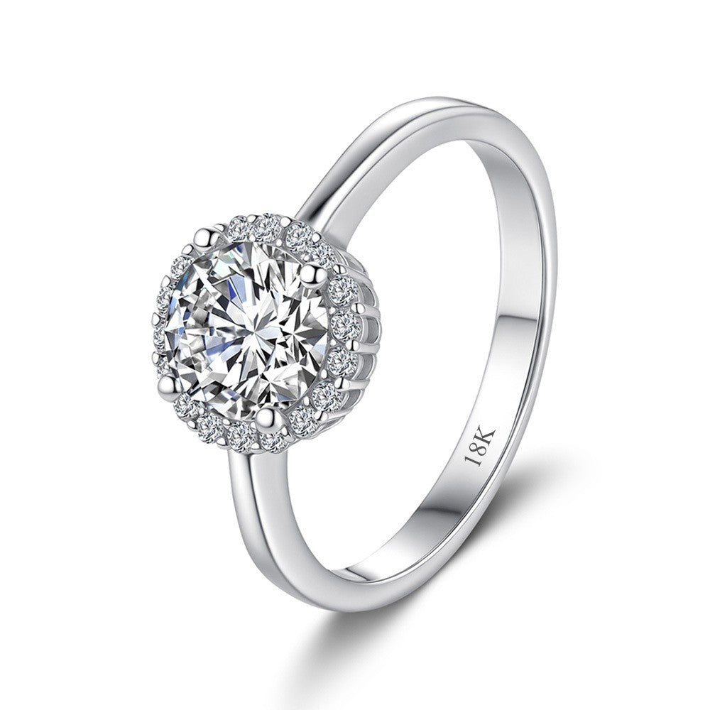 CKT Women's Romantic Moissanite Ring
