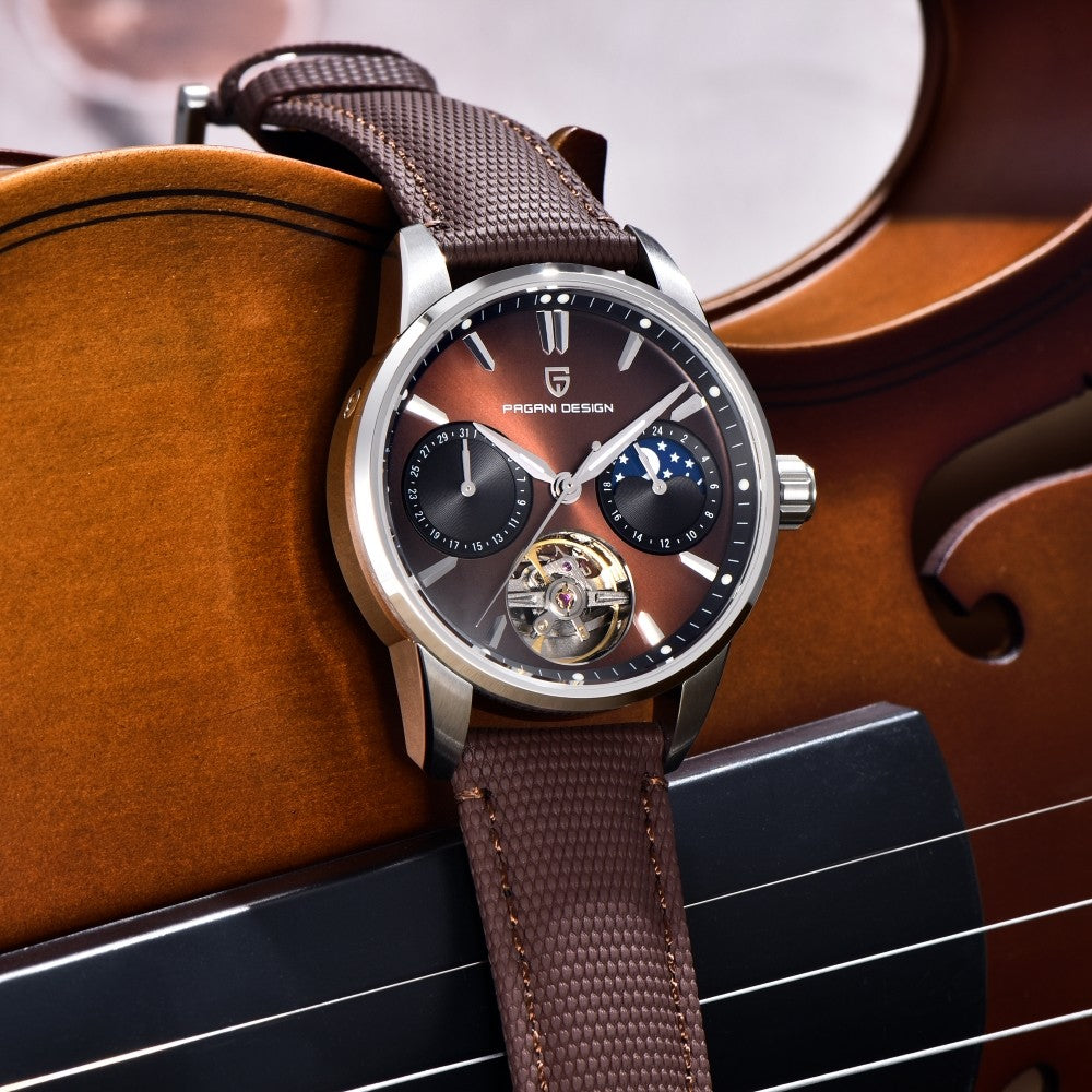 PAGANI DESIGN PD-YS021: Luxury Skeleton Mechanical Watch