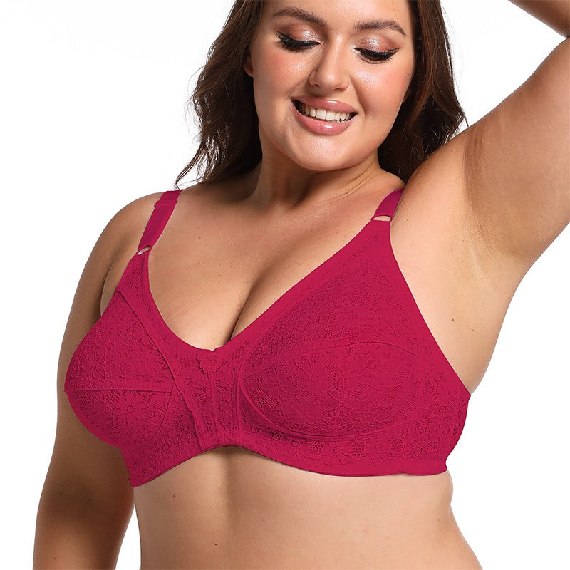 KING'S FAITH Floral Lace Bra