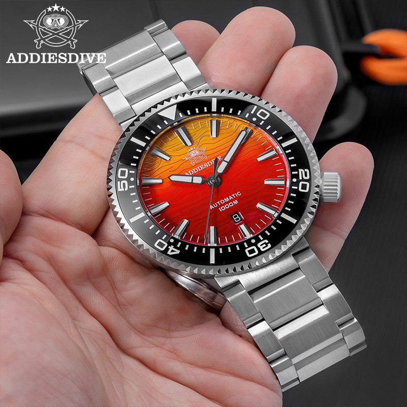 ADDIESDIVE "Burning Clouds" Professional Dive Watch