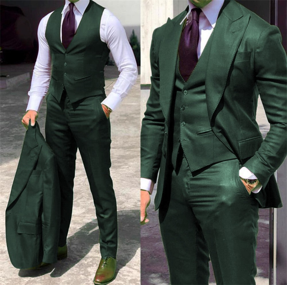 Men's Slim-Fit Smart Casual Suit